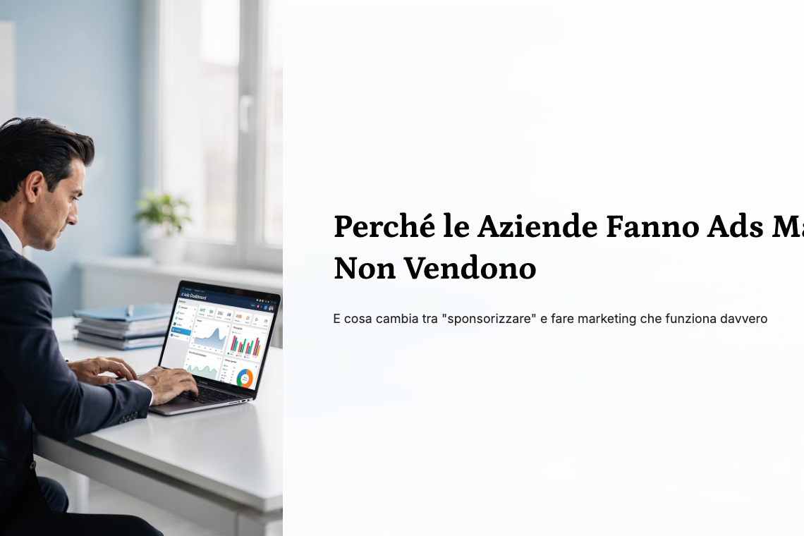 Copertina ebook Perché le Aziende Fanno Ads Ma Non Vendono