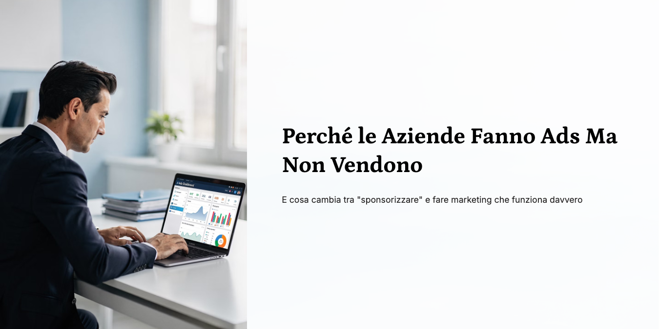 Copertina ebook Perché le Aziende Fanno Ads Ma Non Vendono