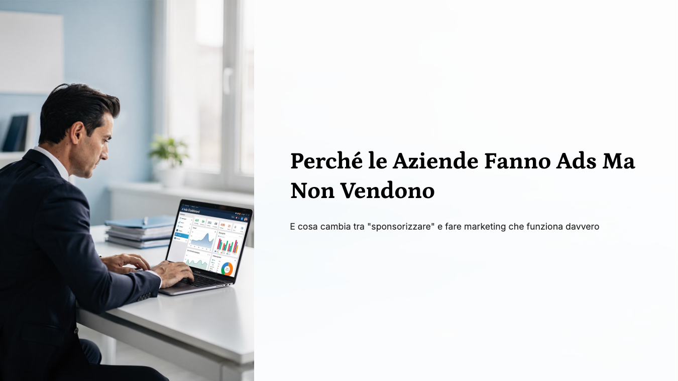Copertina ebook Perché le Aziende Fanno Ads Ma Non Vendono